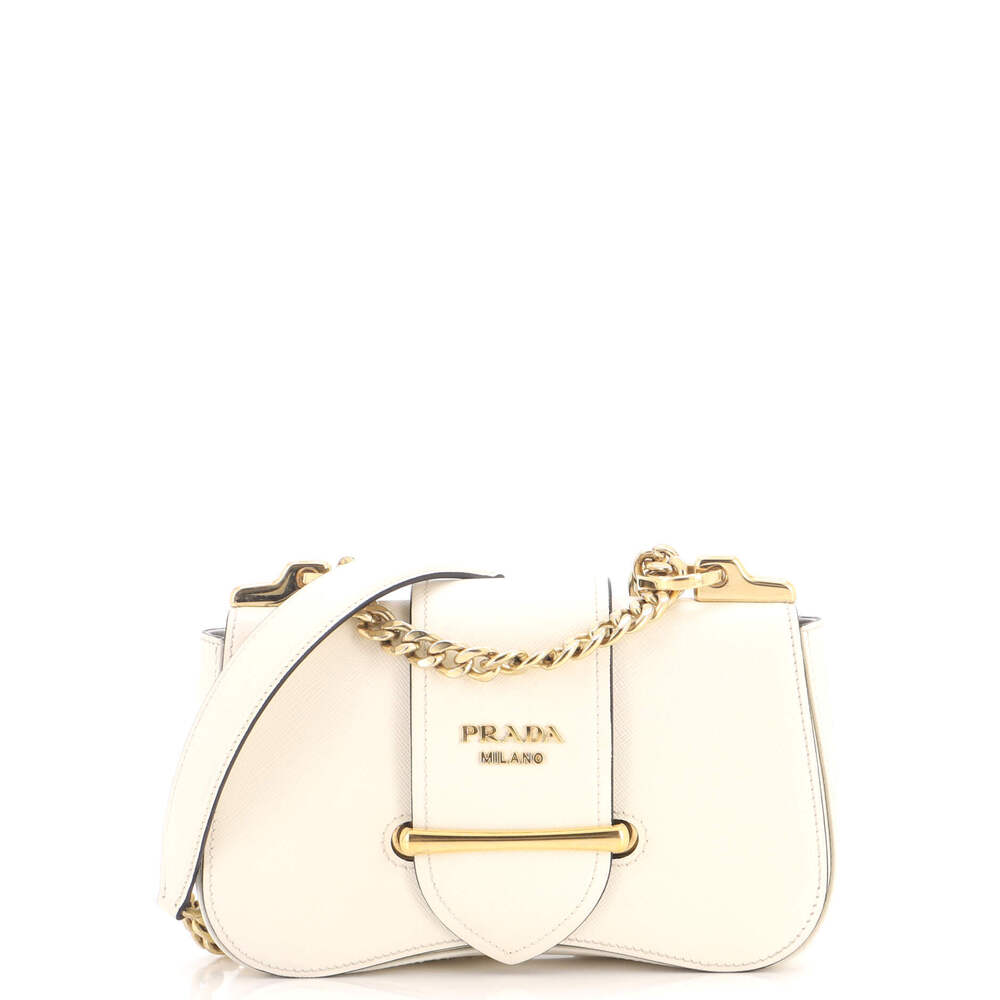 Prada Medium Sidonie Chain Shoulder Bag Saffiano Leather
